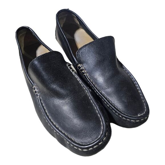 COLE HAAN Driving Loafers Shoes Somerset Venetian II Black - Size 12 - Picture 3 of 9
